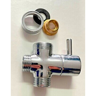 DEVIATORE DOCCIA - SOFFIONE CROMATO CON LEVA