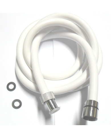 FLESSIBILE DOCCIA BIANCO OPACO 1/2 F X 1/2 F CONO