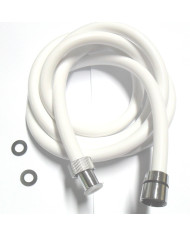 FLESSIBILE DOCCIA BIANCO OPACO 1/2 F X 1/2 F CONO