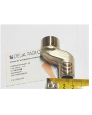 ECCENTRICO SINGOLO 1/2 X 3/4 INTER 25 MM C/ROSONE