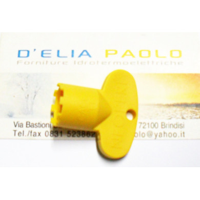 CHIAVE NEOPERL GIALLA PER AERATORI  DA 16.5 MM