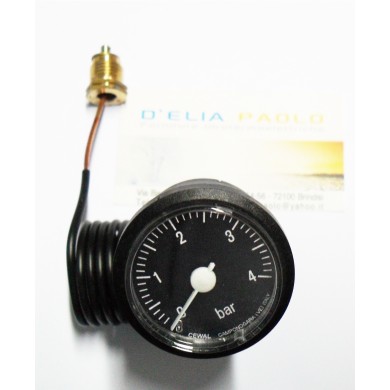 MANOMETRO CAPILLARE DIAMETRO 37 MM 4 BAR 1/4 X 1MM
