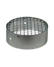 GRIGLIA INOX 60 MM  ASPIRAZIONE ARIA