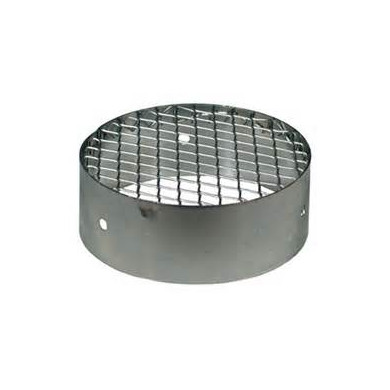 GRIGLIA INOX 60 MM  ASPIRAZIONE ARIA