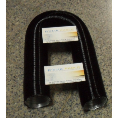 TUBO ALLUMINIO FLESSIBILE NERO DA  50  MM