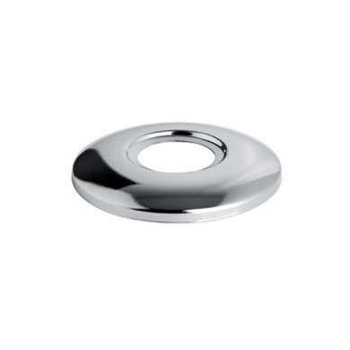 ROSETTA TONDA 1/2 FORO ROTONDO OTTONE CROMATO