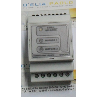 SCAMBIATORE UNIVERSALE PER 2 ELETTROPOMPE 220  V