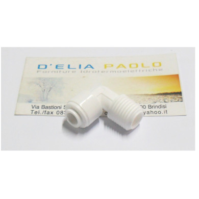 GOMITO FILETTATO MASCHIO 1/4 X ( 6 MM-1/4 )