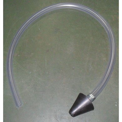 TUBO PER POMPA CON TAMPONE 65 CON FASCETTE