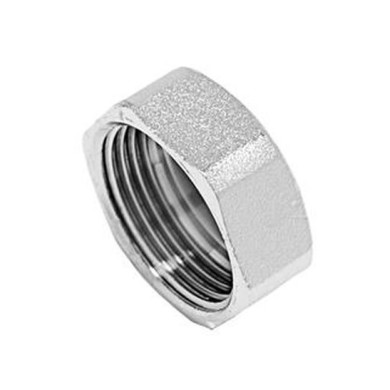 CALOTTA  OTTONE CROMATO 3/4 FEMMINA