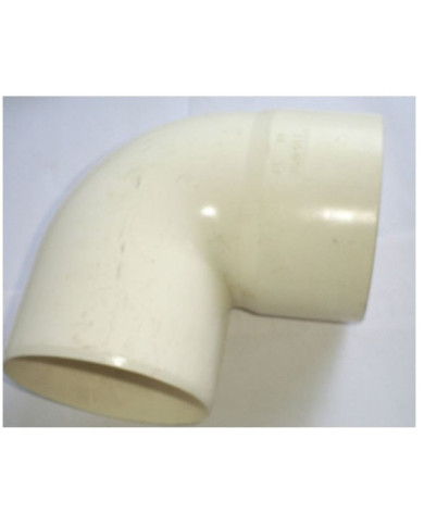 CURVA  90° PVC AVORIO 100 MM