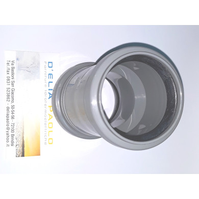 MANICOTTO DOPPIO INNESTO DA 75 MM GABBAPLAST