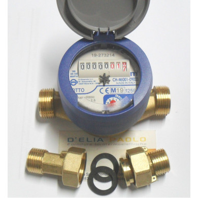 CONTATORE ACQUA ASCIUTTO 1/2 8 CIFRE GIOANOLA