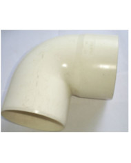 CURVA  90° PVC AVORIO 125 MM