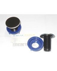 COPPIA TAPPI COPRIFORO INOX SATINATO