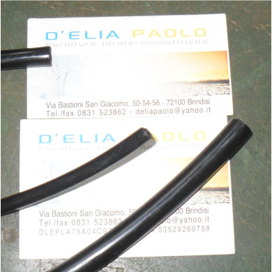 TUBO POLIETILENE D 10 MM NERO