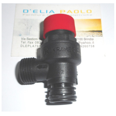 VALVOLA SICUR. PP  INNESTO RAPIDO 3 BAR USC M 1/2