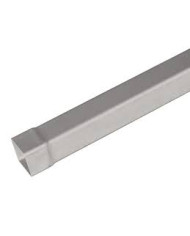 TUBO QUADRO GRIGIO 100 X 100  2 MT