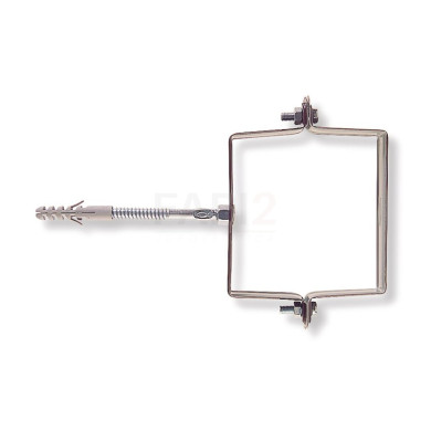 COLLARE ZINCATO QUADRO 100 X 100 MM