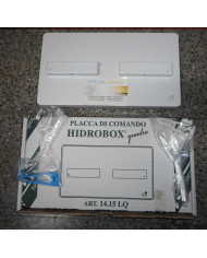 PLACCA PER CASSETTA  HIDROBOX LINE QUADRA BIANCO