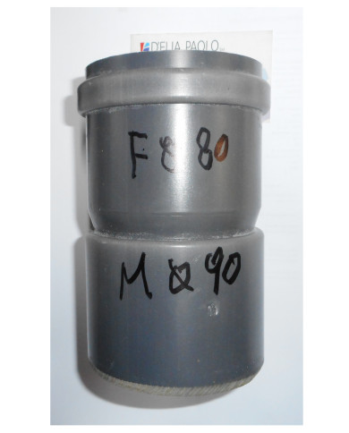 RACCORDO DI PASSAGGIO PP-PVC Diam. 80/75