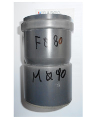 PASSAGGIO ATTACCO PVC DA 80 F X 90 M