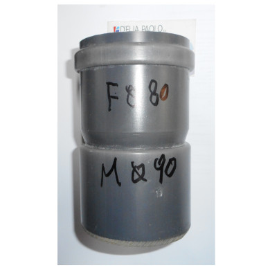 PASSAGGIO ATTACCO PVC DA 80 F X 90 M