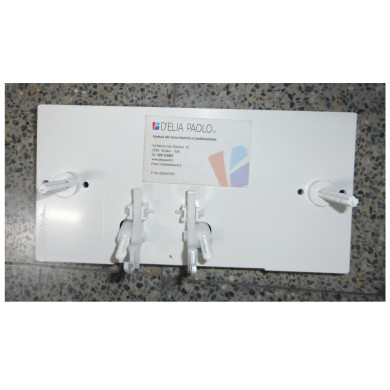 SUPPORTO SOTTOPLACCA 250 X 127 MM COMPLETO