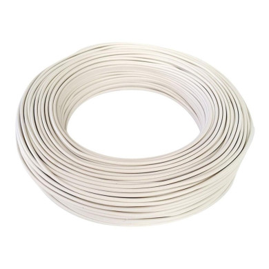CAVO UNIPOLARE 1.5 MM ROTOLO 100 METRI BIANCO