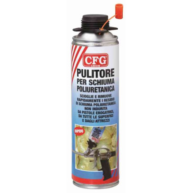 PULITORE SPRAY PER SCHIUMA POLIURETANICA 500 ML