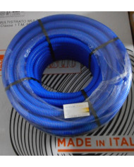 TUBO CORRUGATO IMQ AZZURRO 20 ROTOLO DA 100 METRI