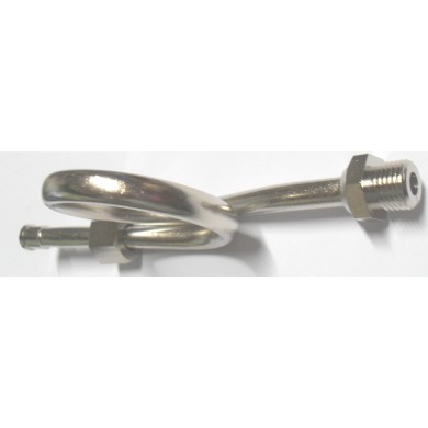 RICCIO AMMORTIZZATORE RAME NICHELATO  1/4