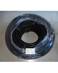 TUBO CORRUGATO IMQ NERO 16  ROTOLO 100 METRI