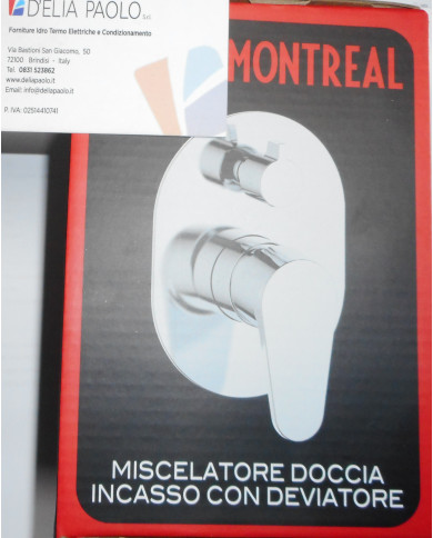MISCELATORE DOCCIA CON DEVIATORE MONTREAL