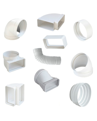 AERAZ GIUNTO F F PER TUBO 120 X 60 BIANCO