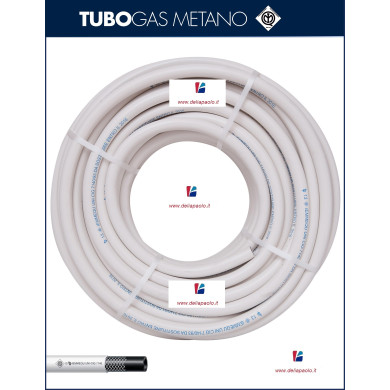 TUBO GOMMA TELATO PER GAS METANO IMQ