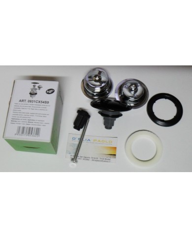 PILETTA LAVABO BIDET CON TAPPO NERO CLIC CLAC