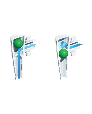 SIFONE ESTERNO LAVATRICE STYLING BIANCO