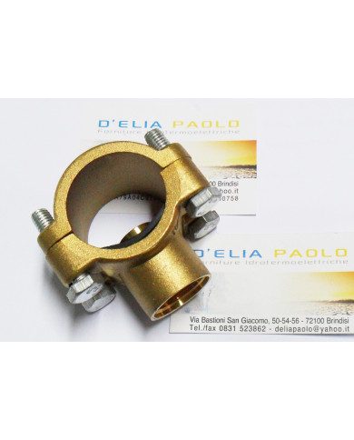 PRESA RAPIDA ACQUA OTTONE PER TUBO 3/4 USCITA 1/2