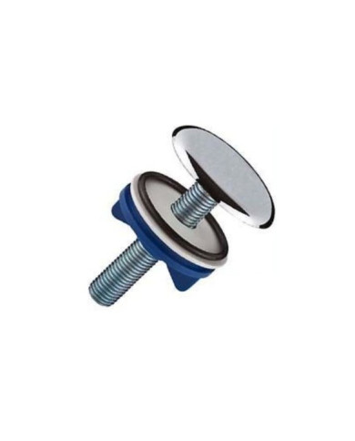 COPPIA TAPPI CROMATI PER LAVABO-BIDET PESANTI