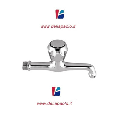 RUBINETTO PROLUNGATO CROMATO 1/2 M. SOLO FREDDA