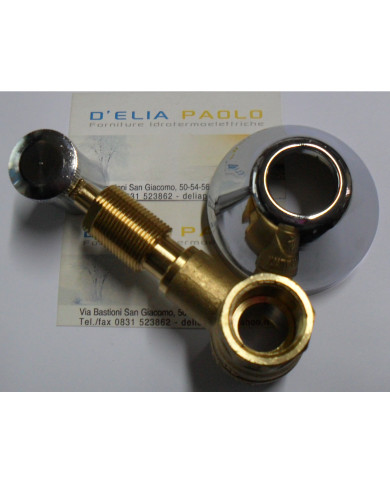 RUBINETTO SFERA INCASSO CAPPUCCIO CHIUSO 1/2