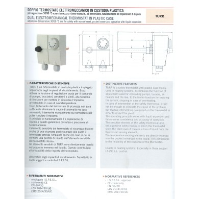 BITERMOSTATO IMMERSIONE SICUREZZA -RIARMO MANUALE