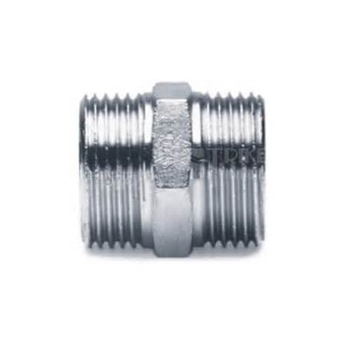 NIPPLES OTTONE PER GAS ACQUA SOLARE 1/2 MM