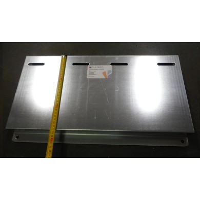 BASAMENTO ZINCATO UNIVERSALE PER 2 ELETTROPOMPE