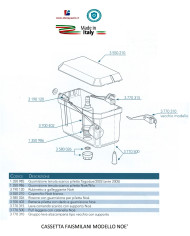 GUARNIZIONE FAIS MILANI PER CASSETTE NOE E NILO