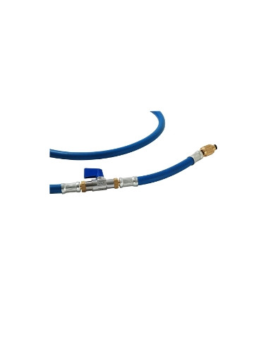 FLESSIBILE 1.5 MT 45° 1/4-1/4 R22-R407 BLU