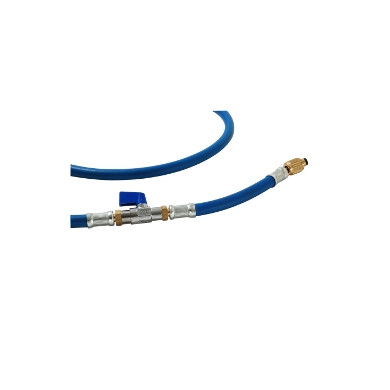 FLESSIBILE 1.5 MT 45° 1/4-1/4 R22-R407 BLU