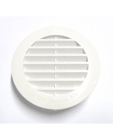 GRIGLIA TONDA AD INNESTO IN ABS DA 60 MM