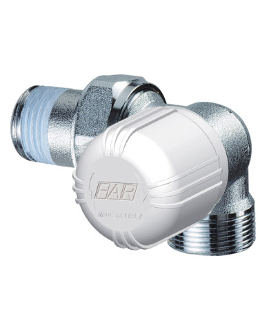 VALVOLA TERMOSTATIZABILE FAR ANGOLO SINISTRA 1/2